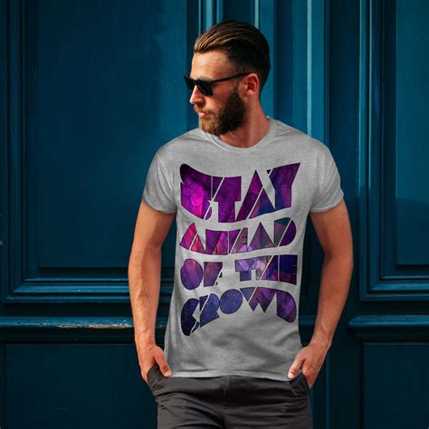 Wellcoda Geometric Unique Mens T Shirt Attitude Graphic Design Printed