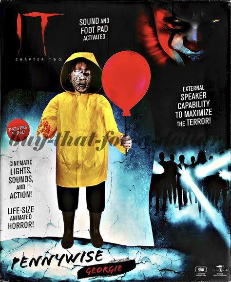 *NEW* It Chapter 2 Pennywise Georgie Reveal Animatronic-Animated