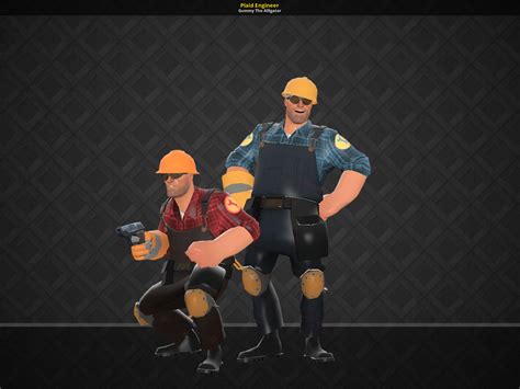 Plaid Engineer Team Fortress 2 Mods