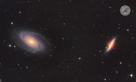 M81 E M82 APOD By Astronomia