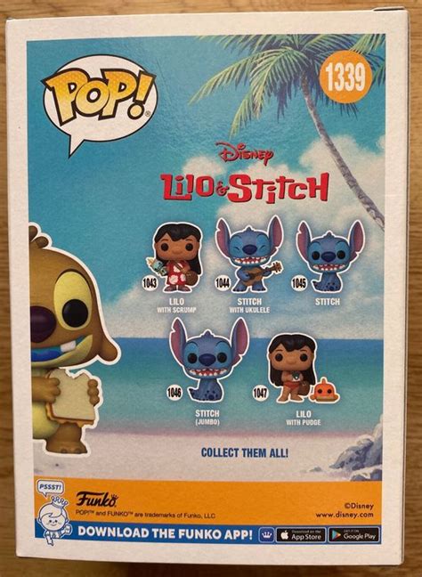 Funko Pop Reuben With Grilled Cheese Disney Lilo Stitch Acheter