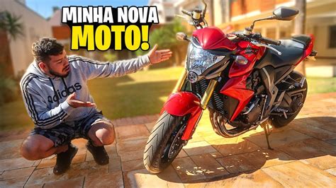 COMPREI MINHA MOTO NOVA YouTube