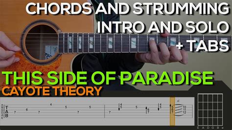 Cayote Theory - This Side of Paradise Guitar Tutorial [INTRO, SOLO ...