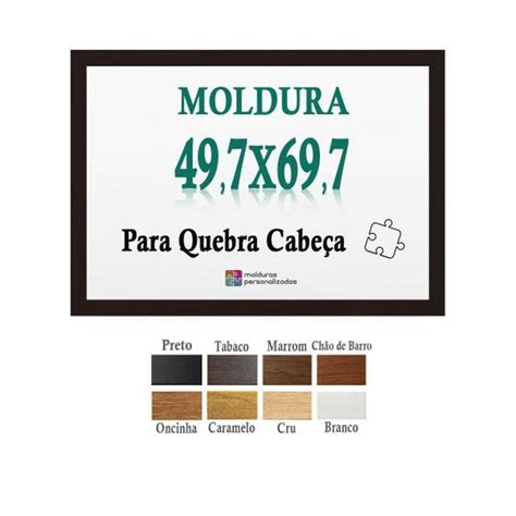 Moldura Quebra Cabe A Grow Puzzle Pe As X Cm Molduras