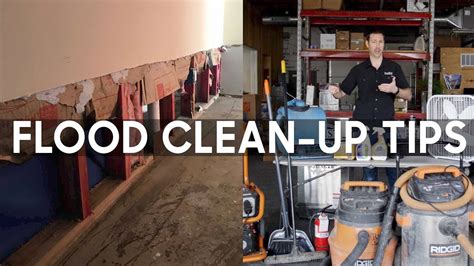 Flood Clean Up Steps Including Mold Control Youtube