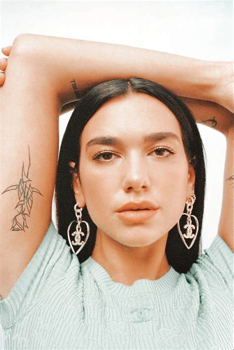 Dua Lipa Dua Lipa Tattoo Dua Tattoos