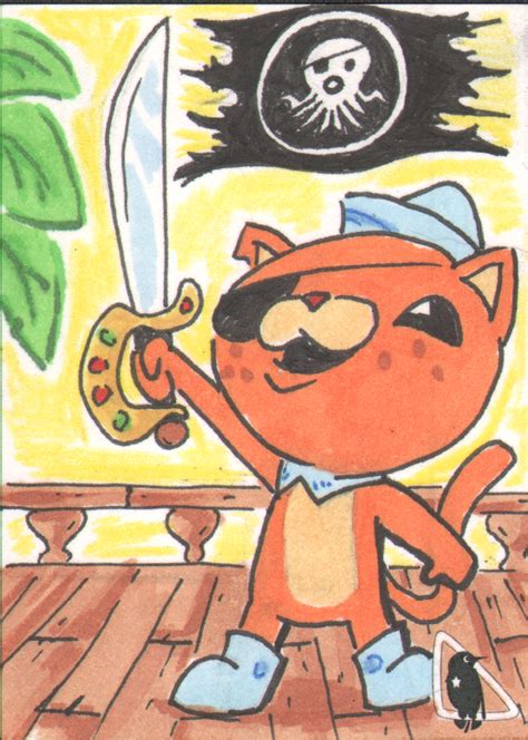 Octonauts- Kwazii sketch card by invaderjes on DeviantArt