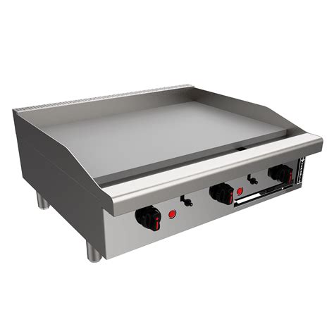 R36CT 36G Griddle Gas Countertop 36W X 24D Cooking Surface 3 4