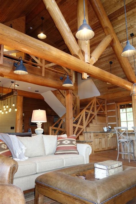 Post And Beam Gallery Artisan Custom Log Homes Log Homes Post And