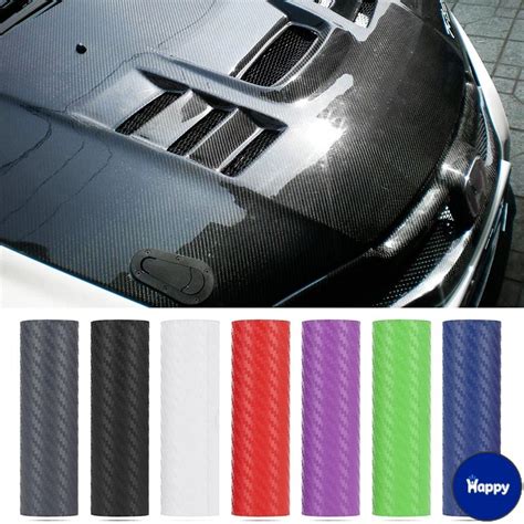 Hp Sd D Carbon Fiber Vinyl Car Wrap Sheet Roll Film Car Stickers