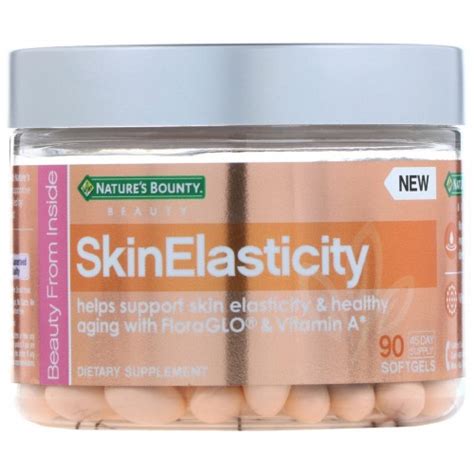 Nature S Bounty Skinelasticity Vitamina A E Florago Envelhecimento