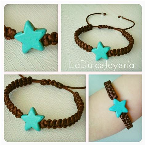 Cnplata La Dulce Joyeria Pulsera Macram Estrella