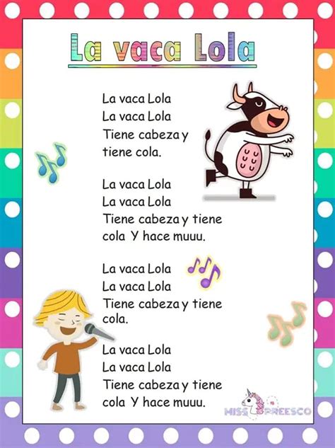 ColecciÓn De Canciones Infantiles Imagenes Educativas Canciones Infantiles Letras De