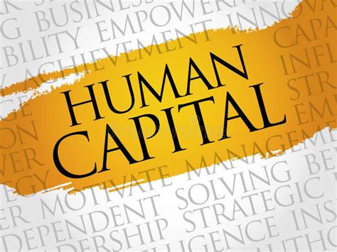 Human Capital Mind Map Stock Illustration Illustration Of Design