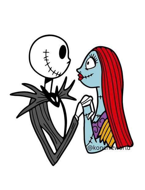 Jack And Sally Svg File Etsy In 2024 Nightmare Before Christmas