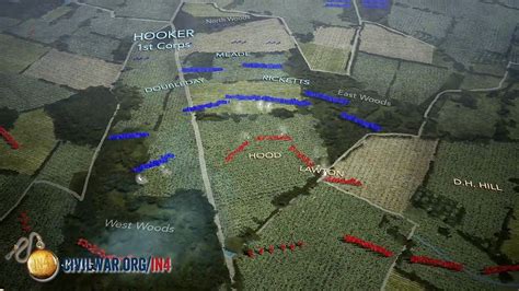 Battle Of Antietam Simple Map