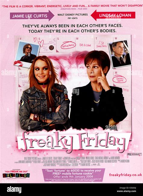 Freaky Friday Poster Date 2003 Stock Photo Alamy