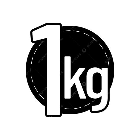 1kg Icon Vector 1 Kg 1kg Png And Vector With Transparent Background