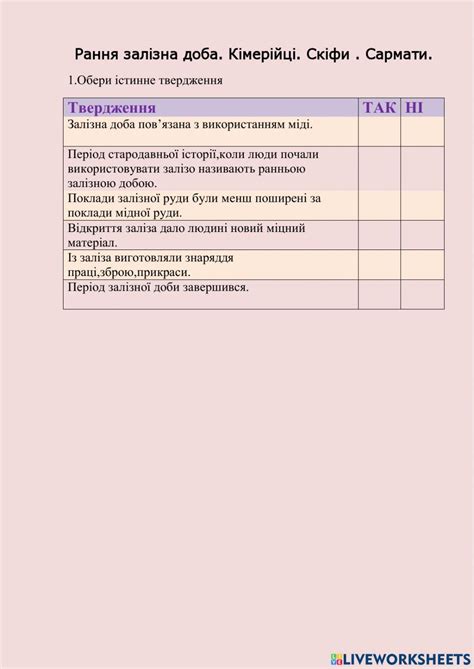 Залізна доба 3 кл. 2510491 | Людмила Кузьменко | Live