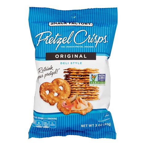 Pretzel Crisps Original Peg Bag 6 8 3 Ounce