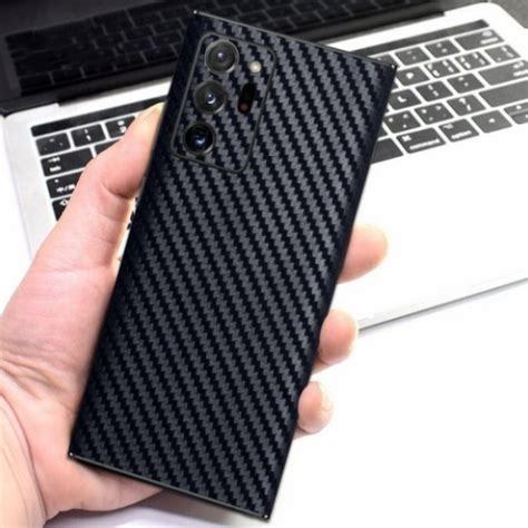 Jual Garskin Carbon Hitam Samsung Galaxy A13 4G Garskin Skin Black Doft