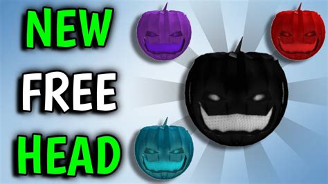 Free Pumpkin Heads Roblox Youtube