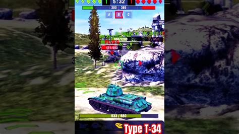 WoT Blitz Type T 34 Hunting Down Pz IV G Worldoftanksblitz YouTube