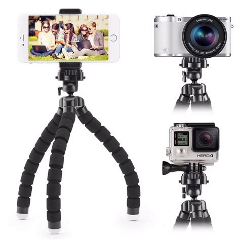 Jckel Mini Flexible Sponge Octopus Tripod For Iphone Xiaomi Huawei