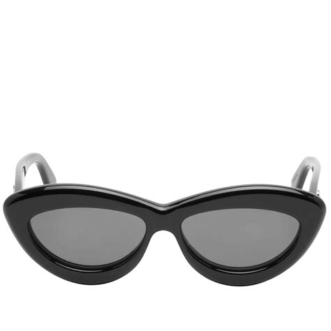 Loewe Eyewear Cat Eye Sunglasses Black End