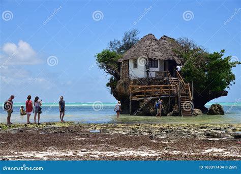 The Rock Famous Amazing Location Restaurant Pingwe Zanzibar Tanzania