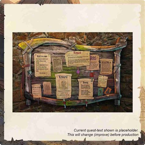 Twisted Taverns Quest Board Poster Fantasy Quest Fantasy Art