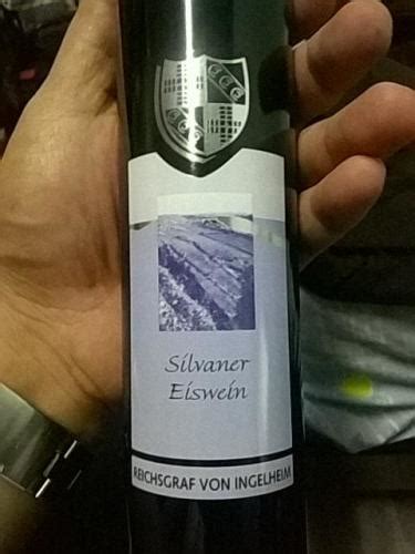 Reichsgraf Von Ingelheim Silvaner Eiswein Vivino US