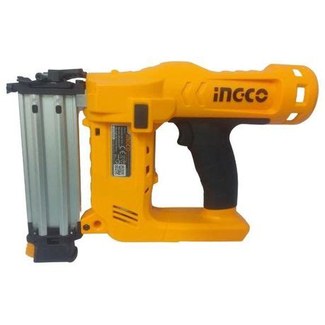 INGCO Lithium Ion Cordless Brad Nailer Kit Bare Unit Tool Home