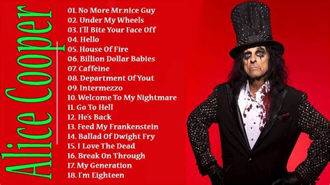 Alice Coopers Greatest Hits Best Songs Of Alice Cooper Full Album