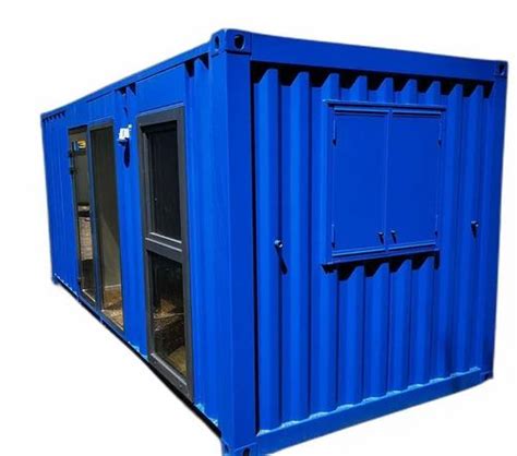 Rectangular MS Mild Steel Portable Office Container For Commercial At