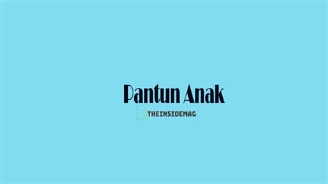 Membuat Pantun Anak Sekolah