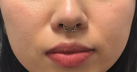 Nine Body Piercing Blog Septum With Anatometal Circular Barbell セプ