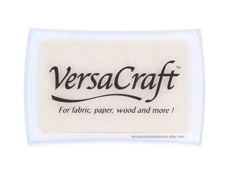 Versacraft White Ink Stamp Pad White Fabric Ink Pad Etsy