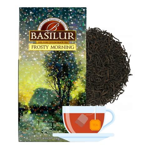 Basilur FROSTY MORNING herbata czarna ŚWIĄTECZNA liściasta 100g