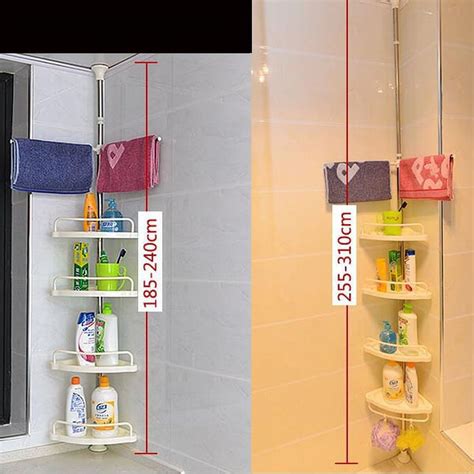 Bathroom Bathtub Shower Caddy Holder Corner Rack Shelf Organizer