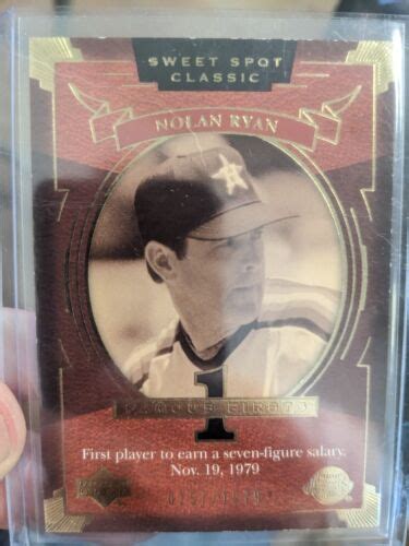 Upper Deck Sweet Spot Classic Nolan Ryan Ebay