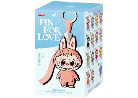 Pop Mart Labubu The Monsters Pin for Love Series Vinyl Plush Pendant ...