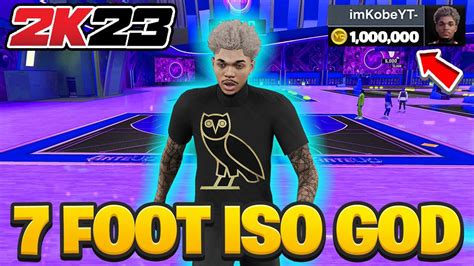 I Took My Speed Boosting 7 Foot Demigod To The 1v1 Court On NBA 2k23