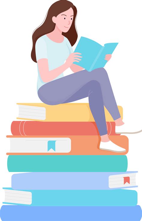 Women Read Book 19615282 PNG