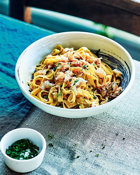 Crab Linguine Recipe Delicious Magazine