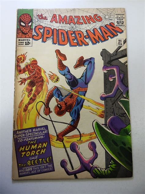 The Amazing Spider Man Vg Condition Small Moisture Stains