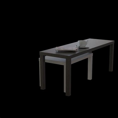 Lack Nesting Table 3d Model Cgtrader