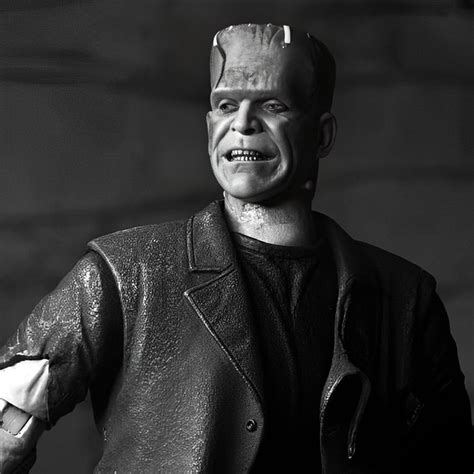 Figurine Frankenstein Monster Black White Ultimate Neca Bride Of