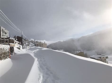 Neve nel Lazio Campo Staffi è già completamente imbiancato le