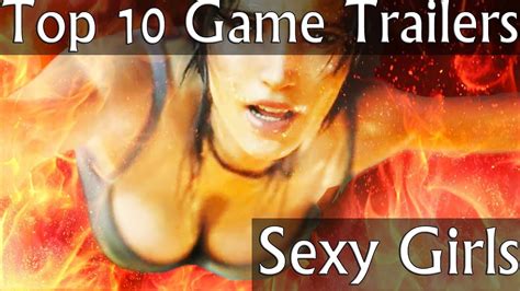 Top 10 Hottest Girls In Games Самые горячие девушки в играх Youtube